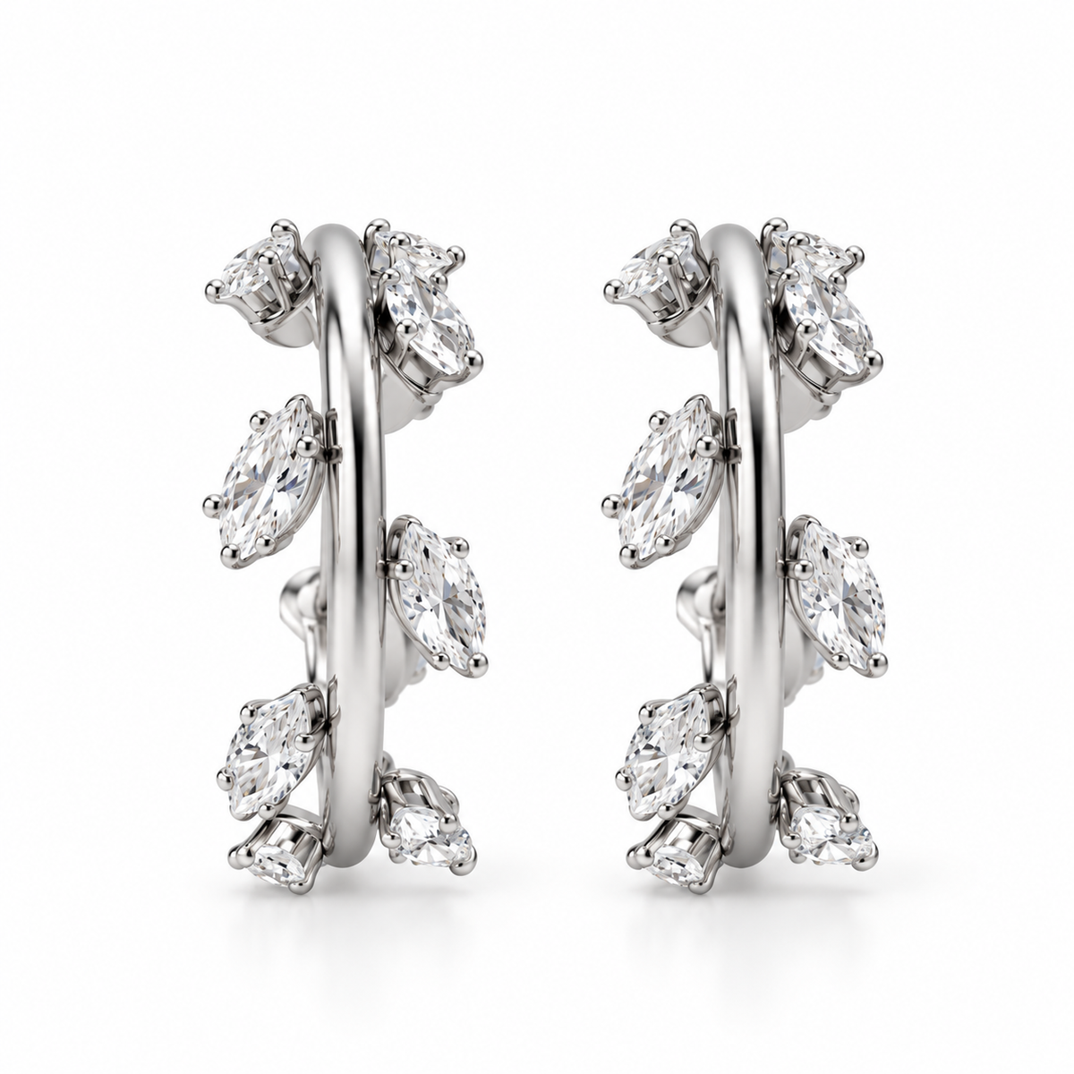 Orecchini Leaf Sparkling