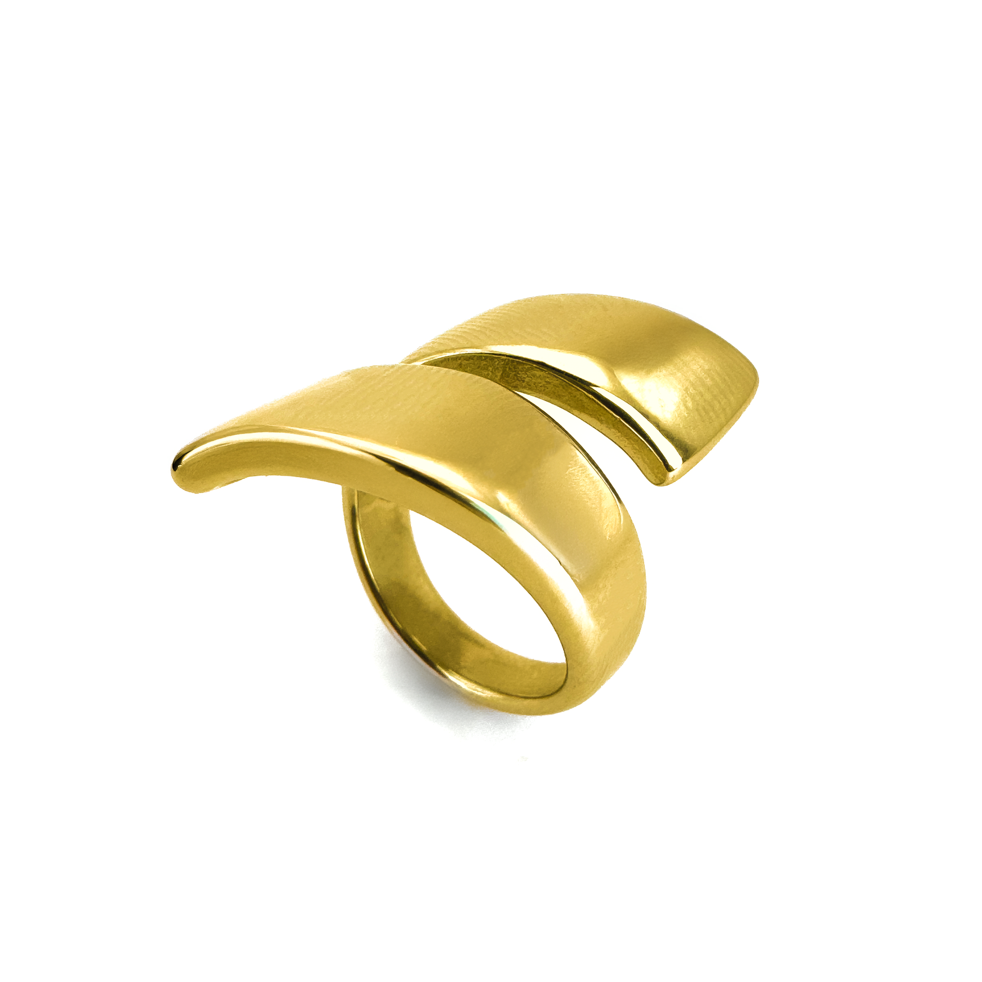 Iris gold ring