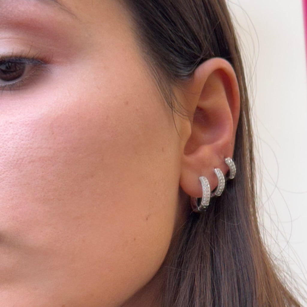 Orecchini Mini Strass