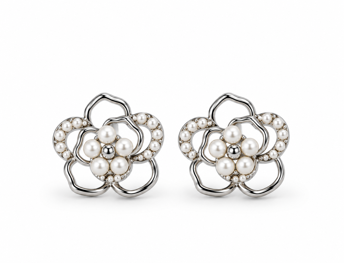 Orecchini Pearl Rose