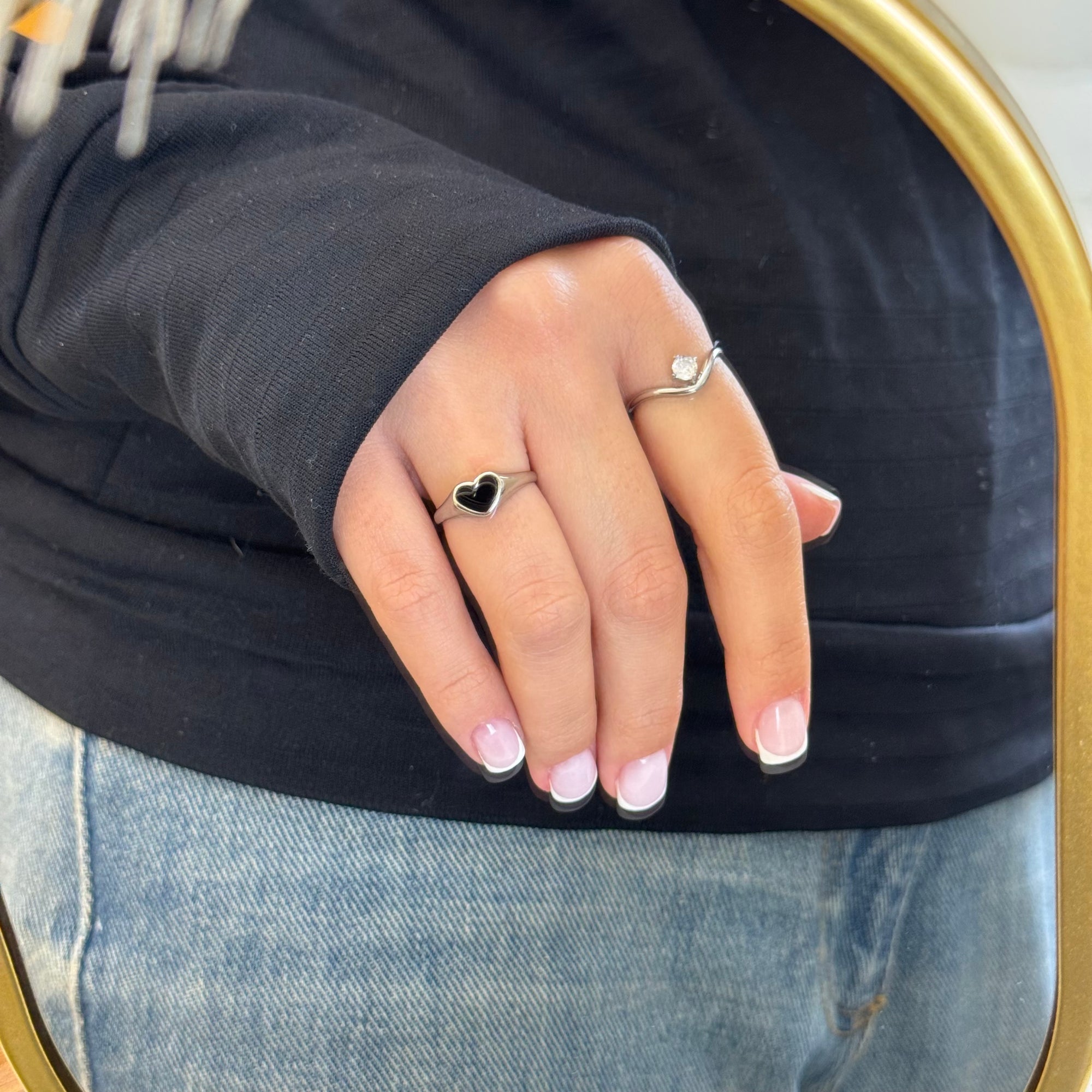 Anello Amanda Mini Black