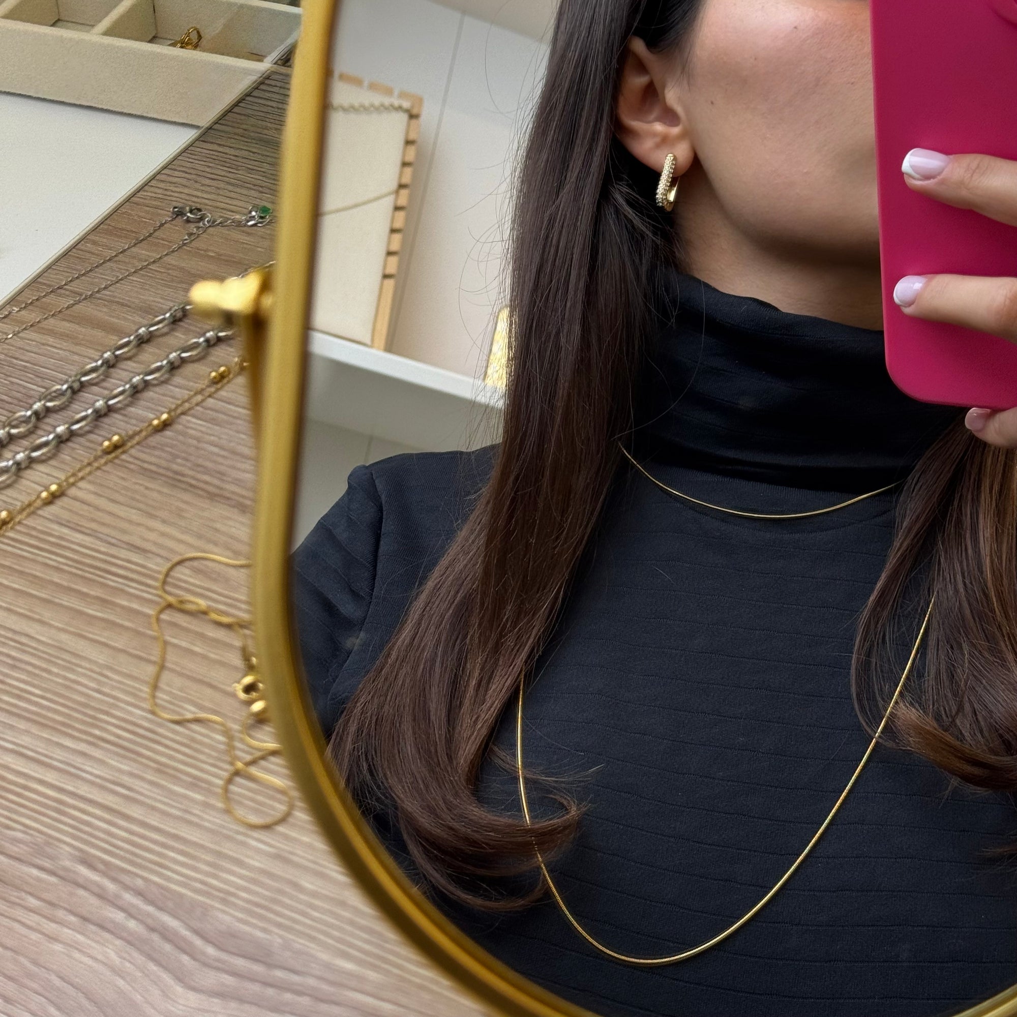 Gold Thread Necklace