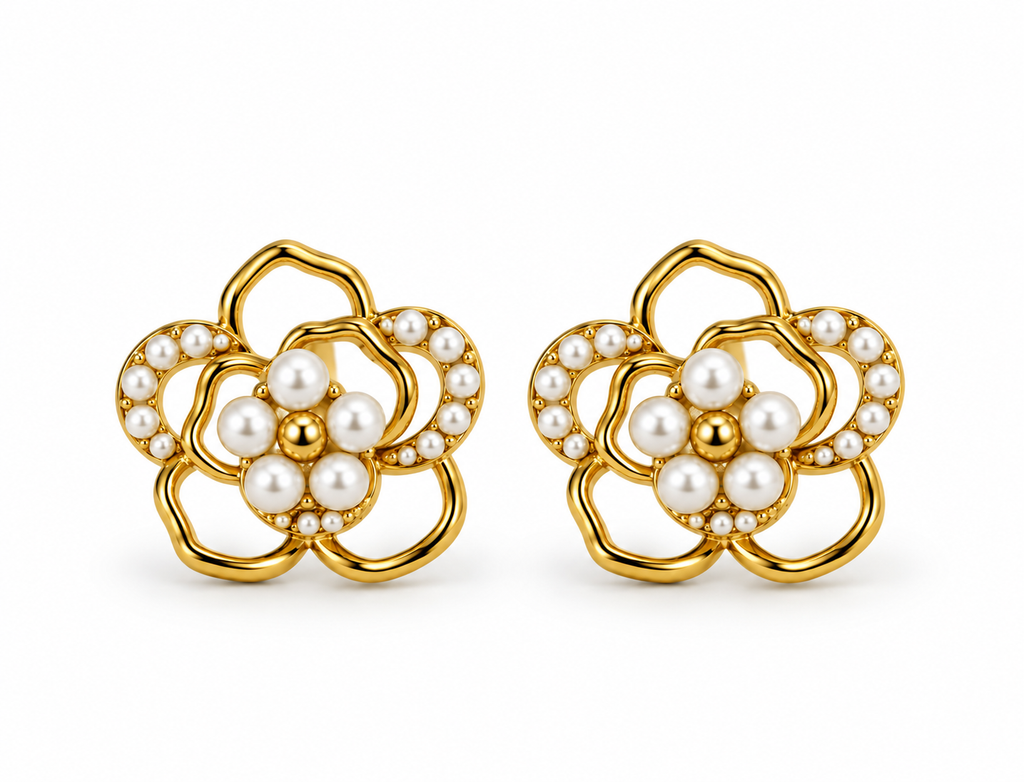 Orecchini Pearl Rose