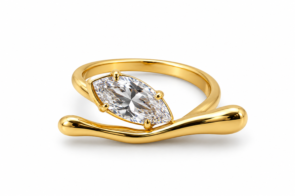 Anello Stelo Zircon