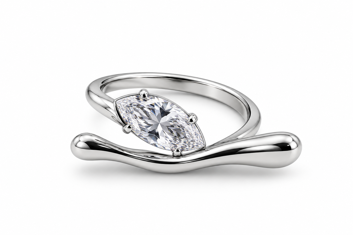 Anello Stelo Zircon