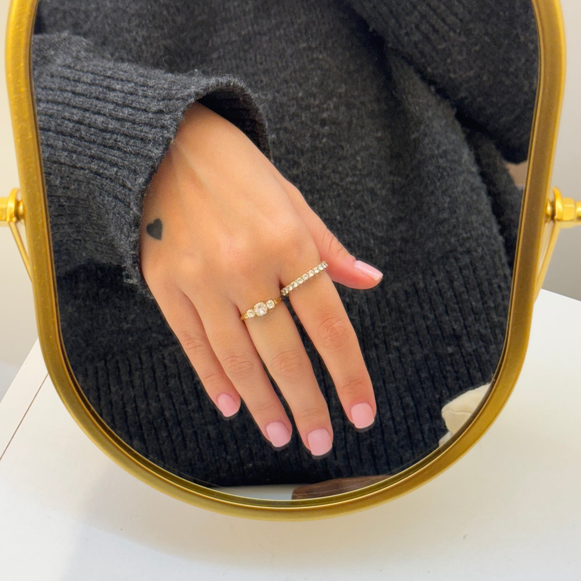 Anello Mezza Veretta