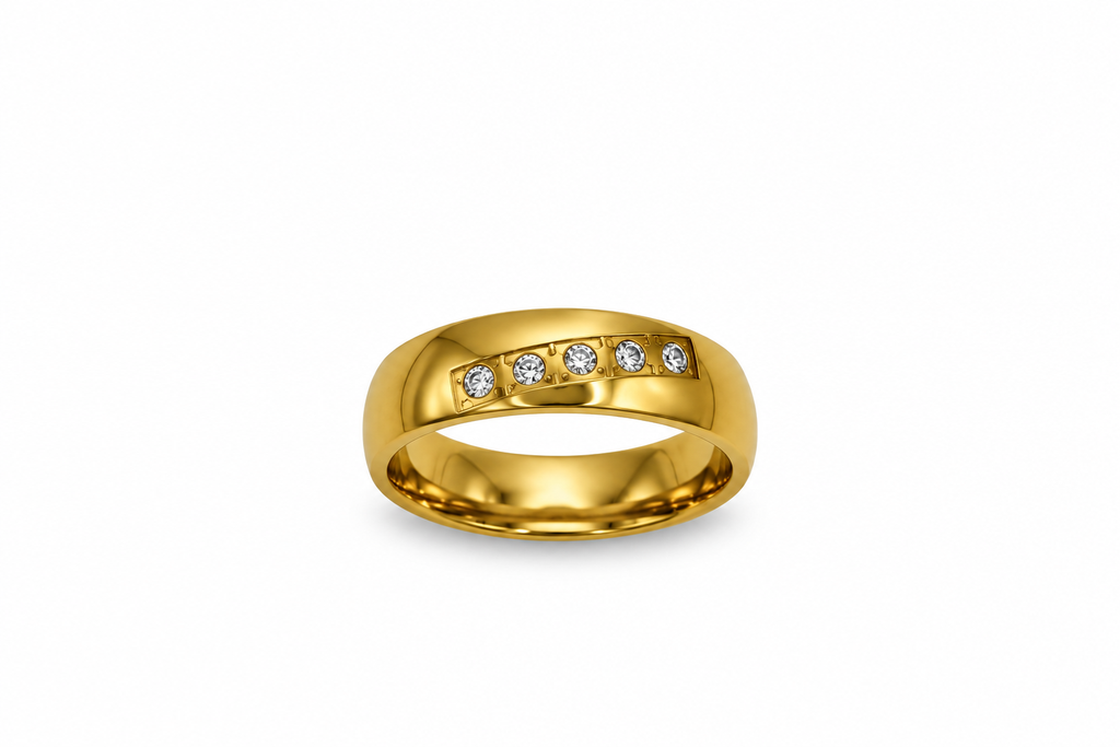 Anello Fede Zirconata