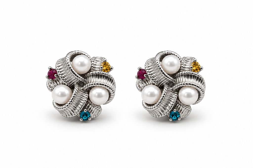 Orecchini Pearl Nodo