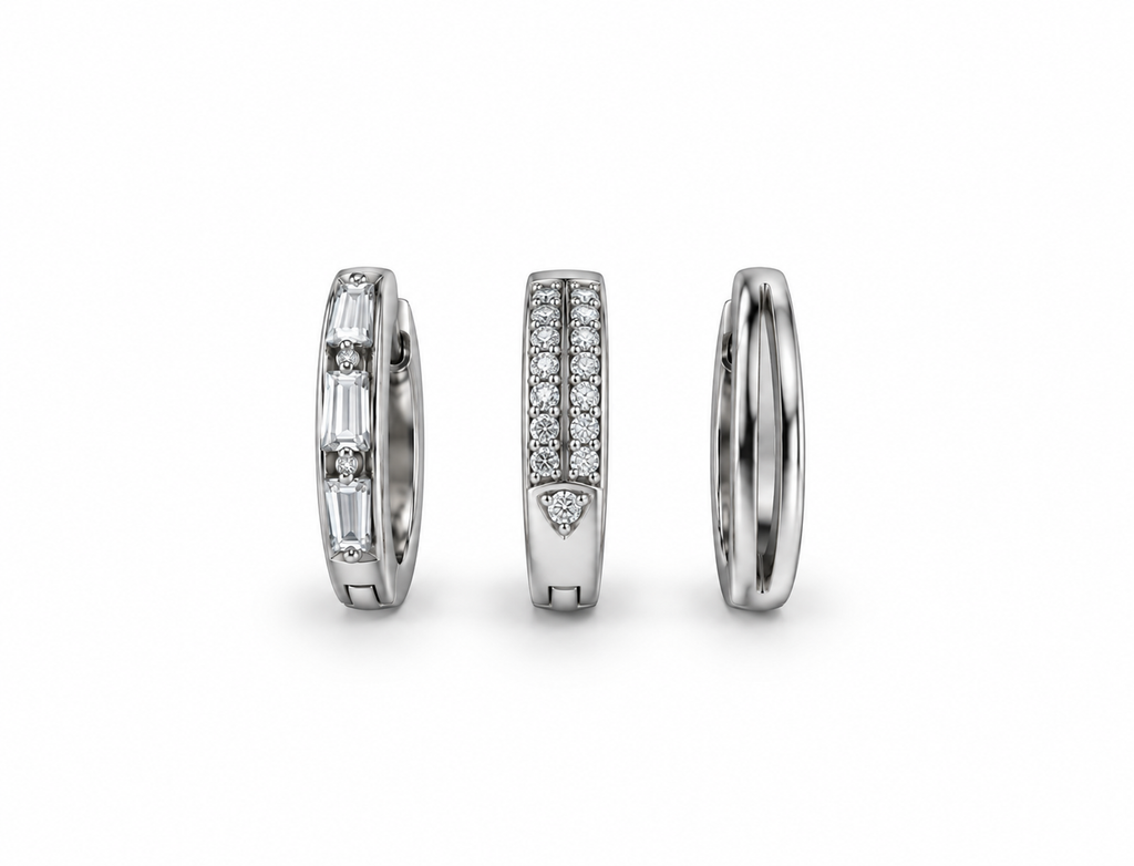Orecchini Mini Rings Set da 3