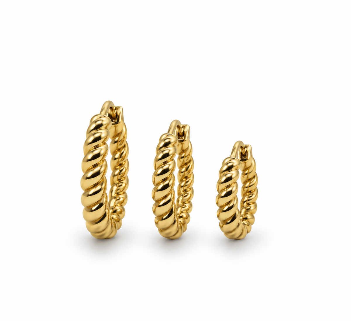 Set Orecchini Torchon da 3