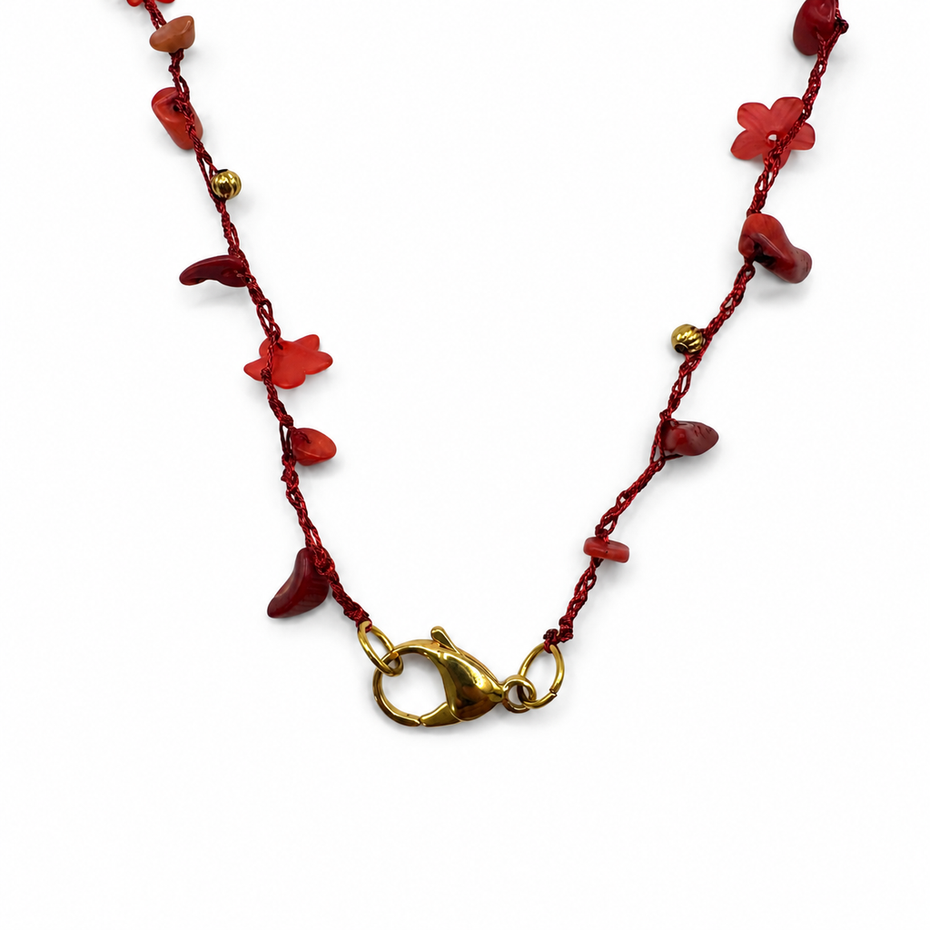 Collana Moschettone Flowers