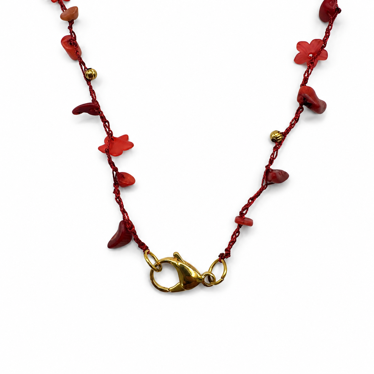 Collana Moschettone Flowers