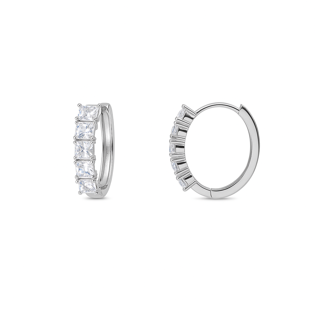 Orecchini Zirconia Long