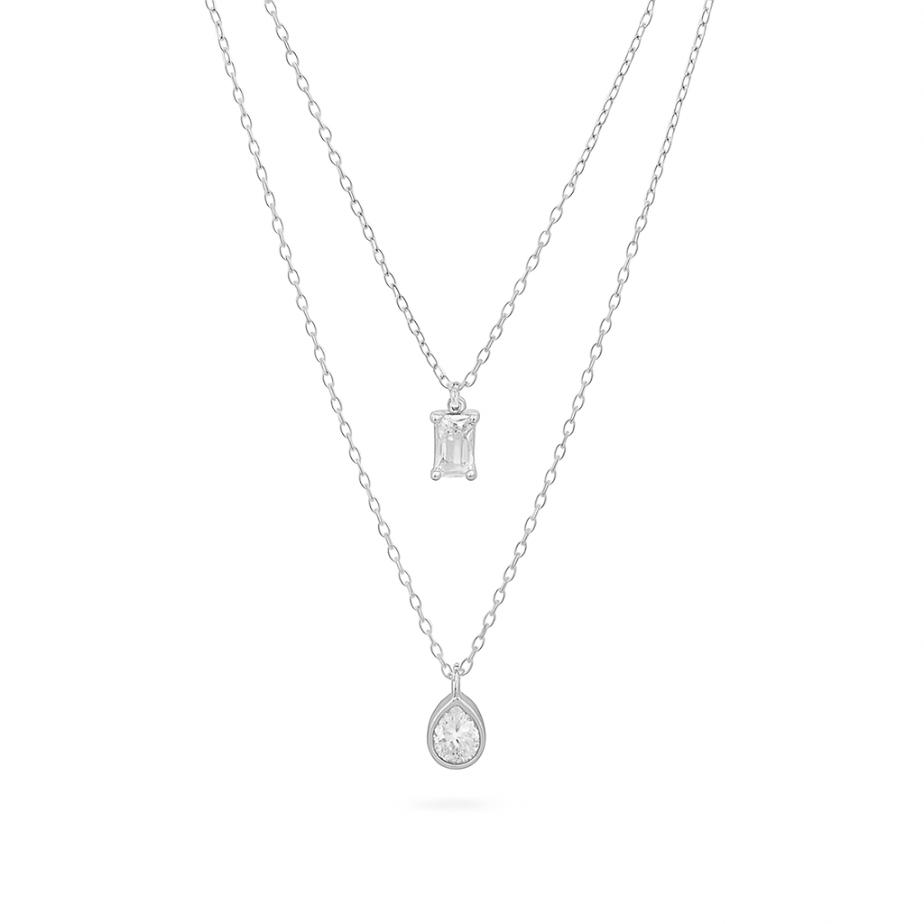Collana Double Zircon