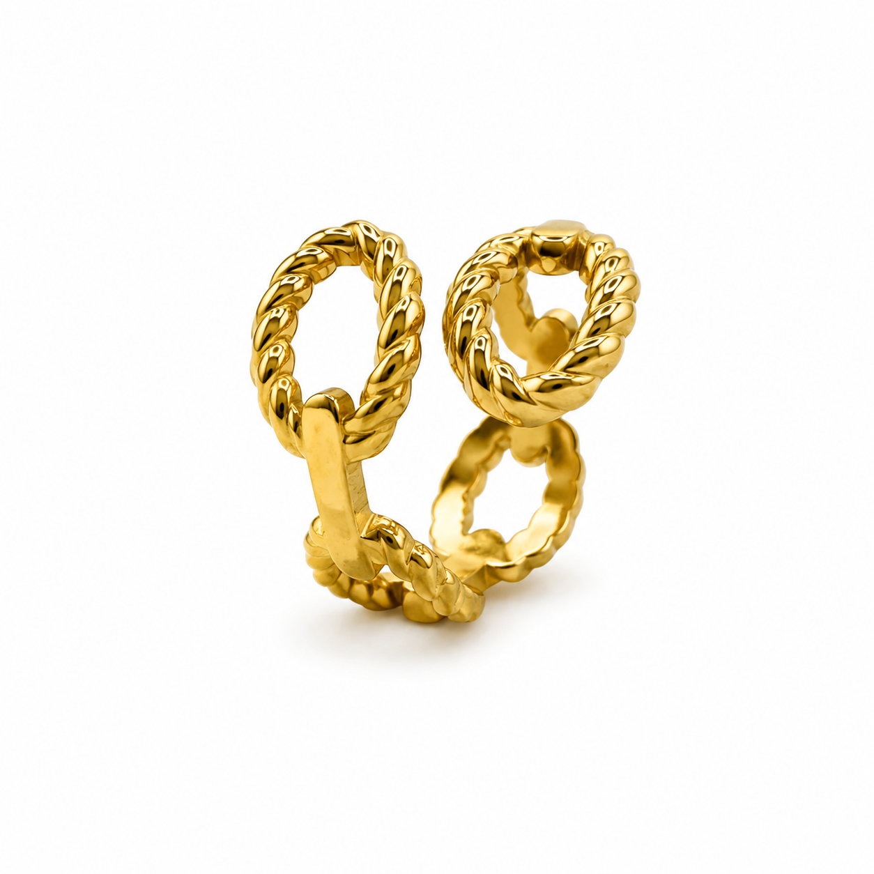 Anello Catena Intrecciata