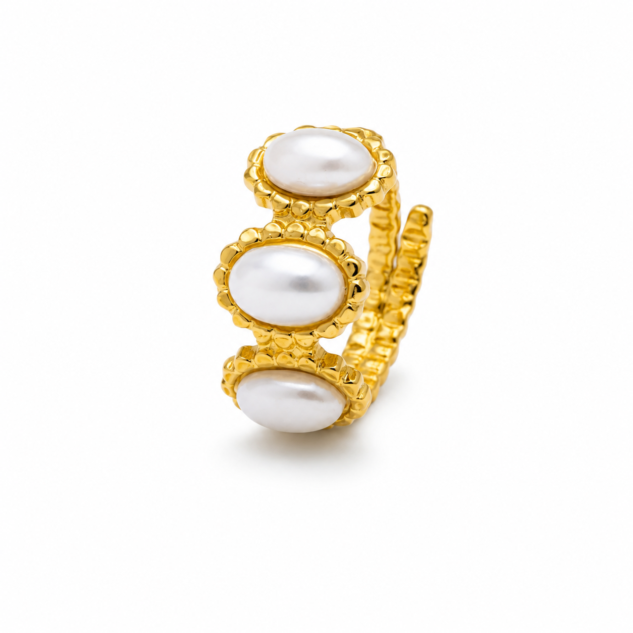 Anello Three Pearls