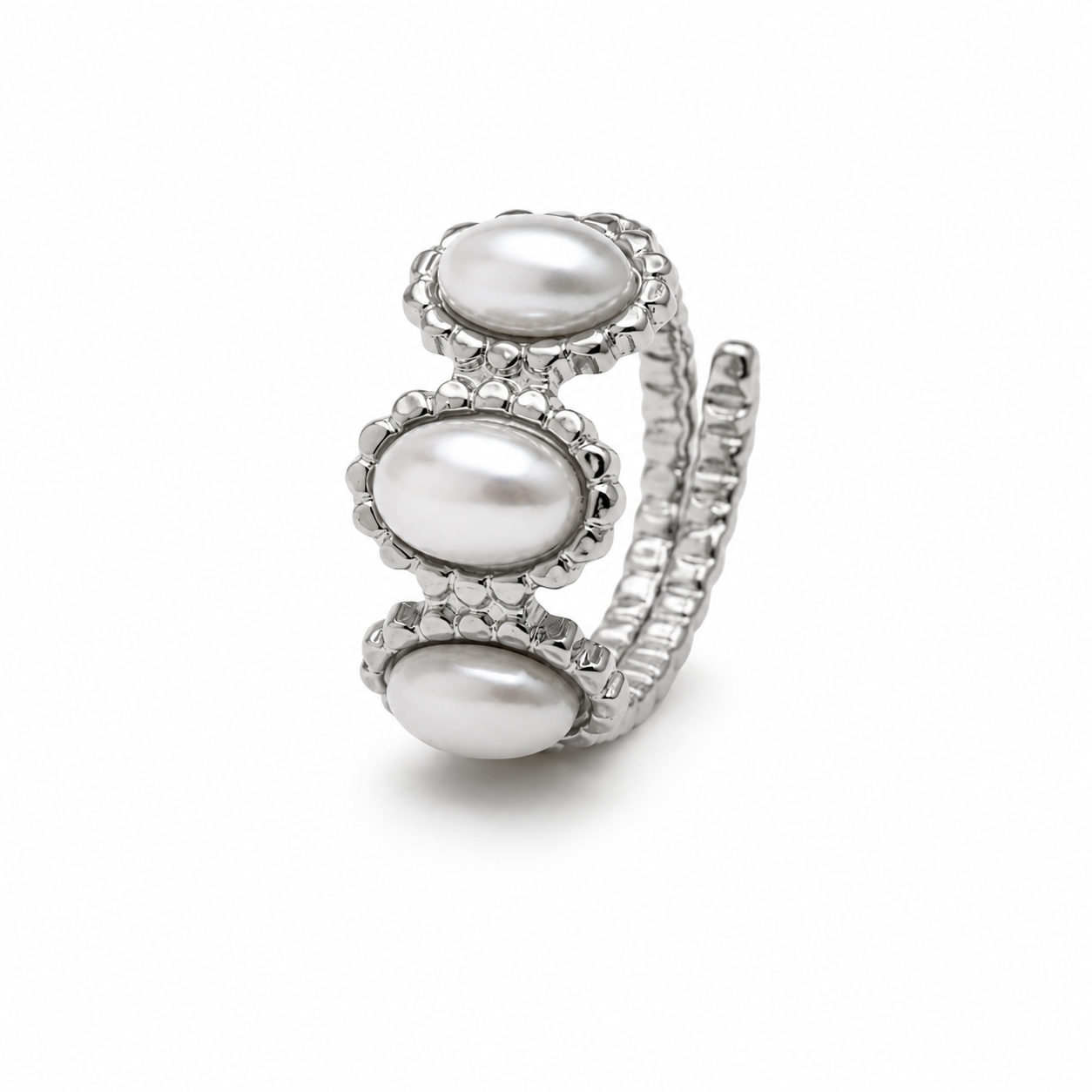 Anello Three Pearls