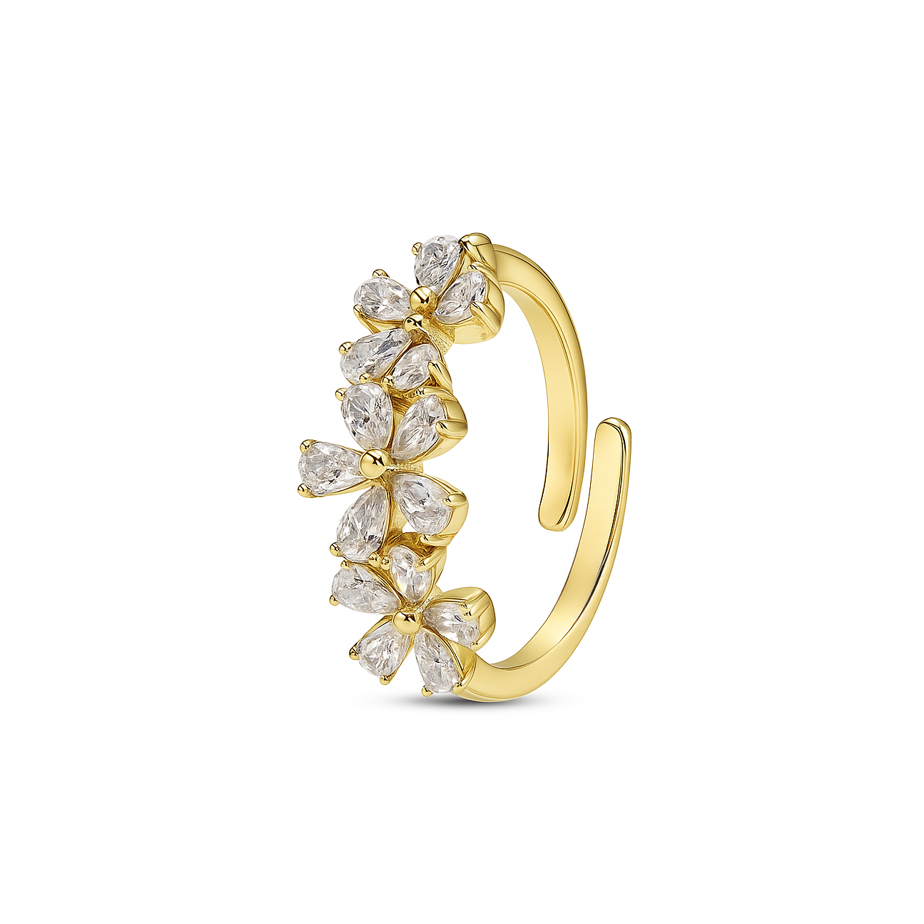 Anello Tre Fiori