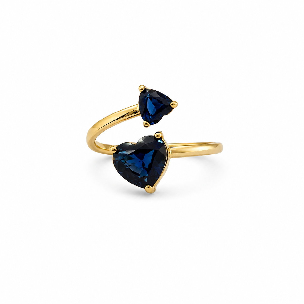 Anello Double Heart