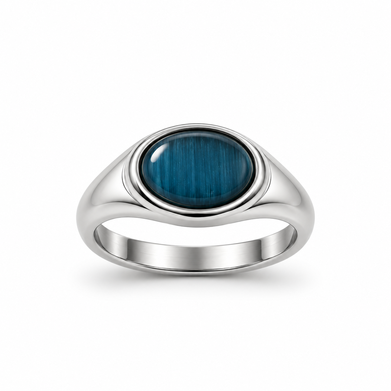 Anello Lapis Piatto Regolabile