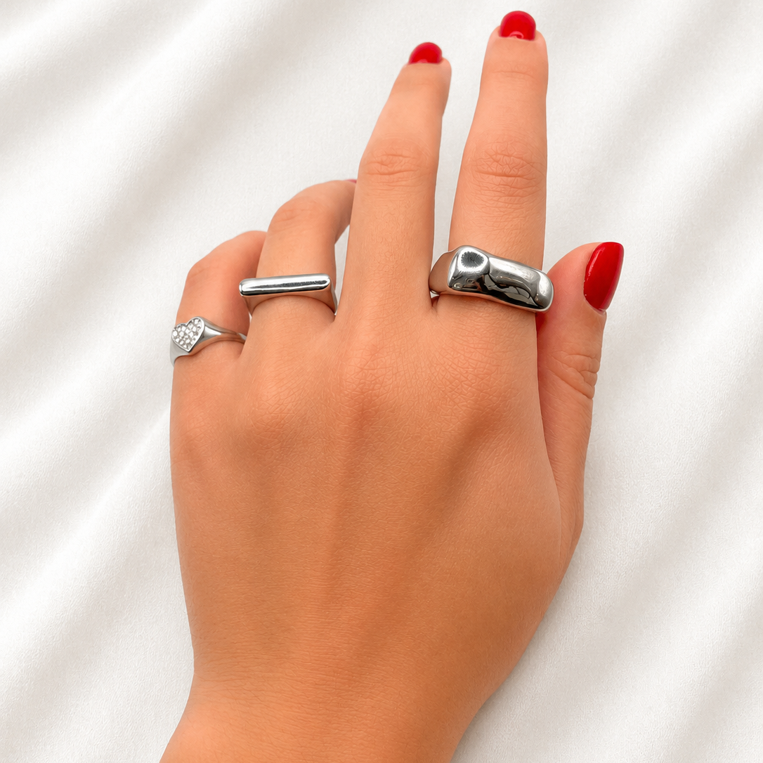 Anello Amanda mini strass