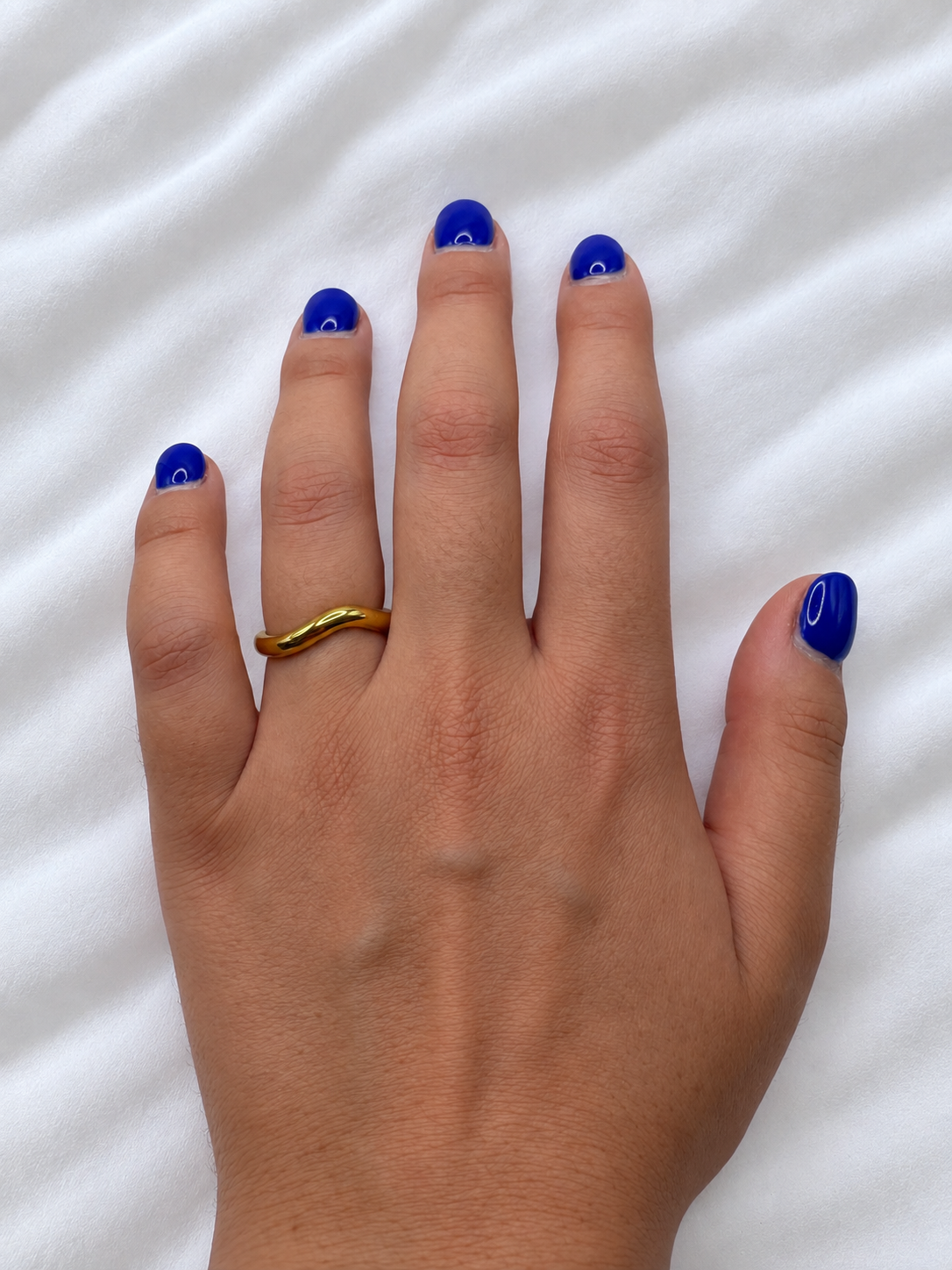 Anello Ripple Liscio