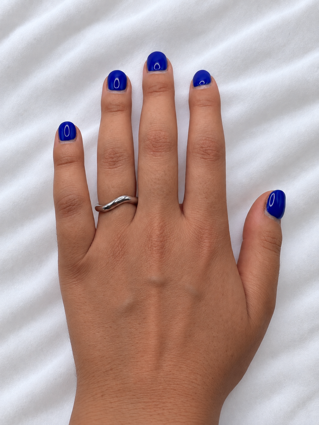 Anello Ripple Liscio