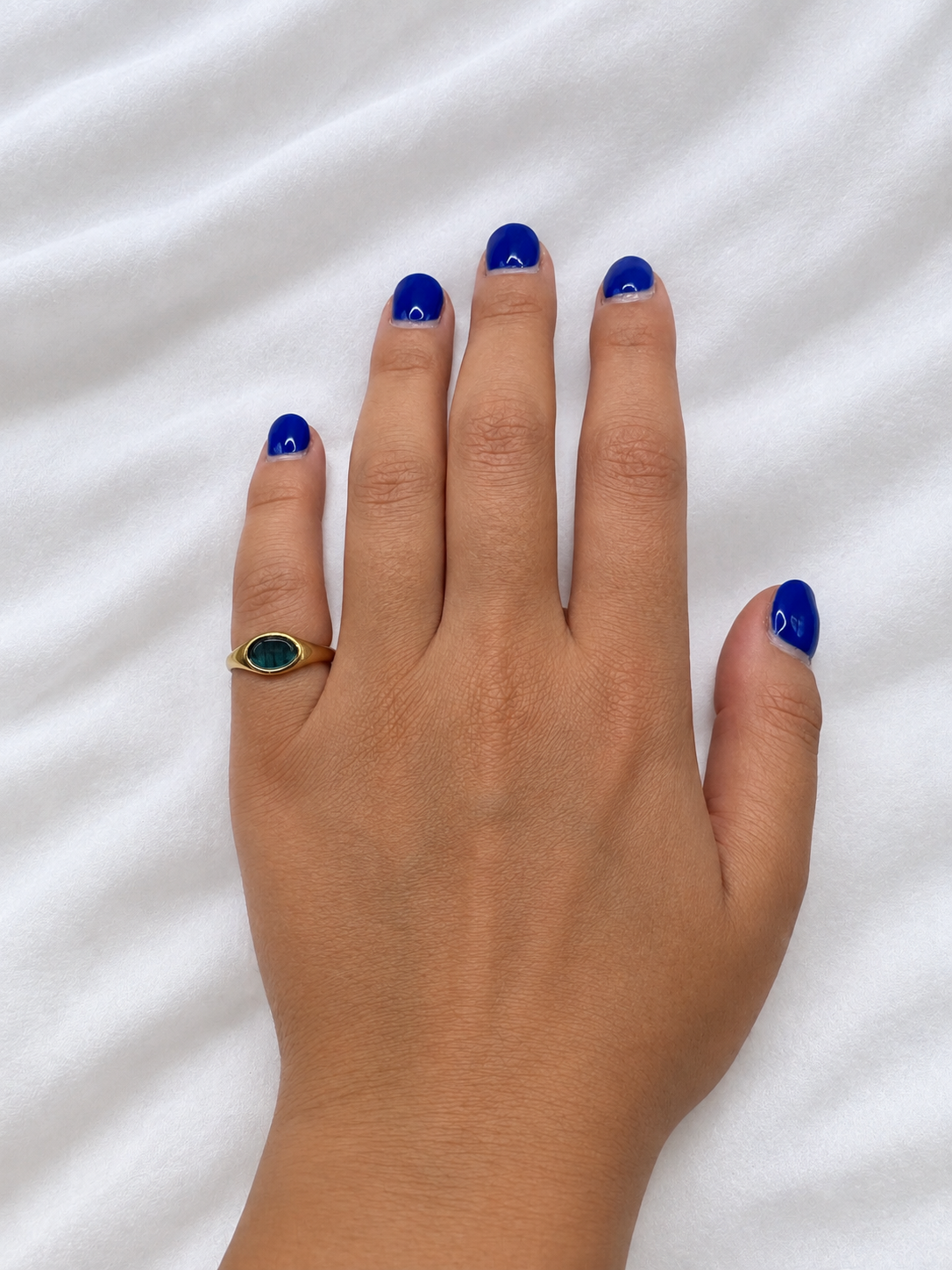 Anello Lapis Piatto Regolabile