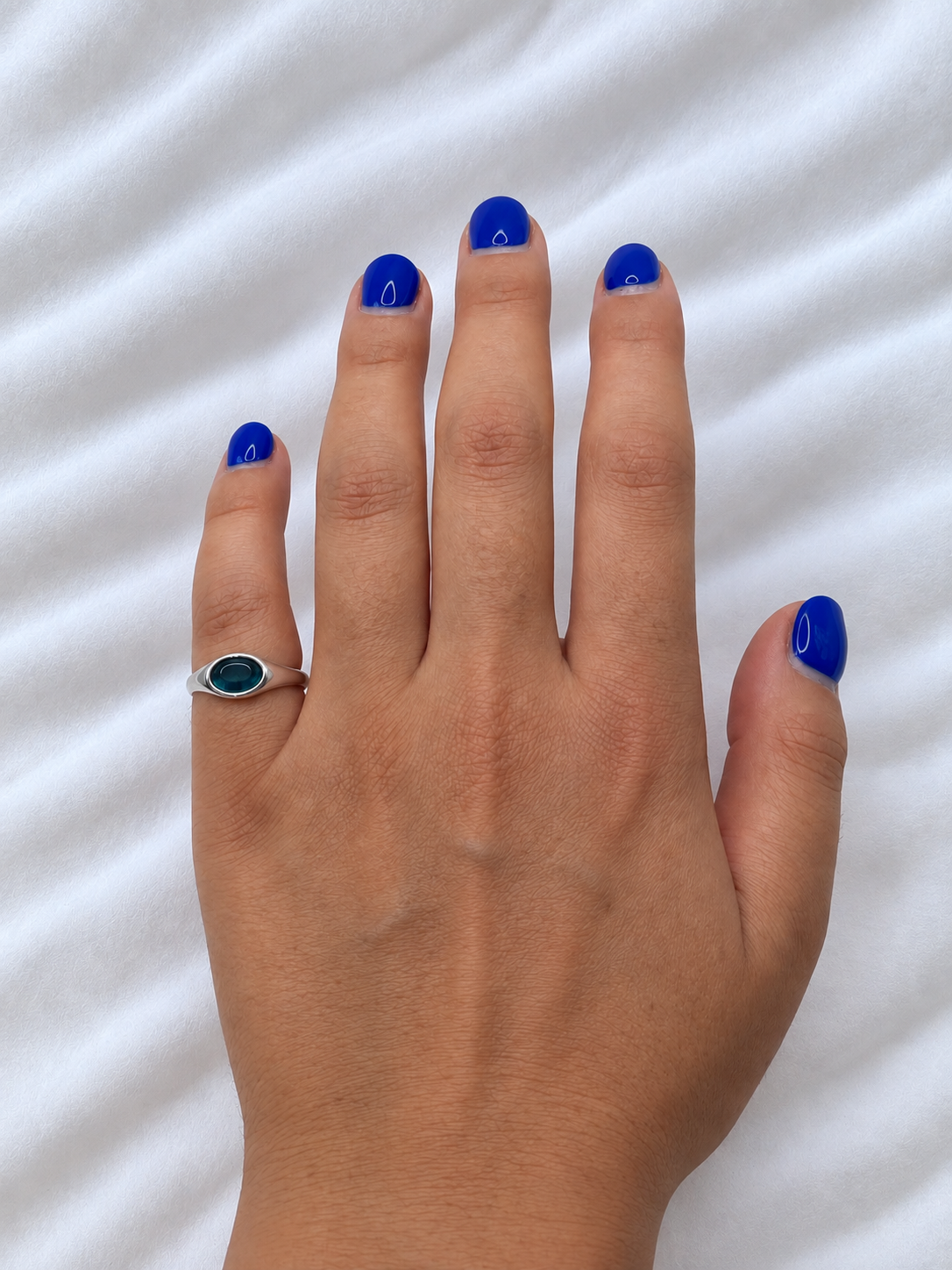 Anello Lapis Piatto Regolabile