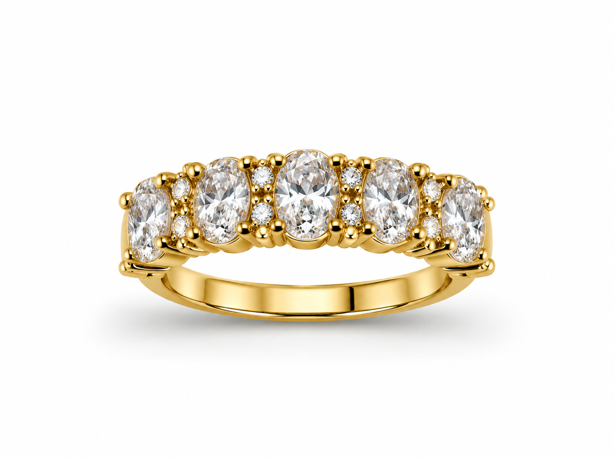 Anello Veretta Oval