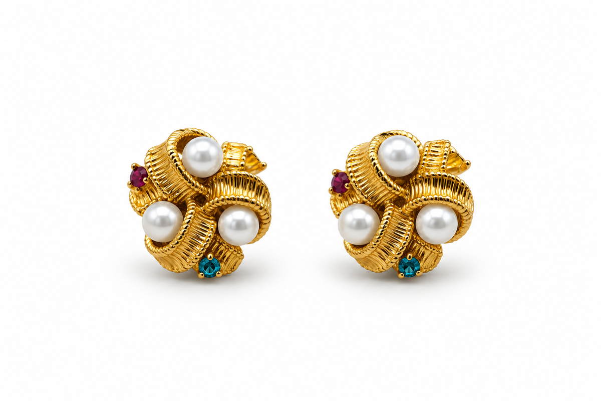 Orecchini Pearl Nodo