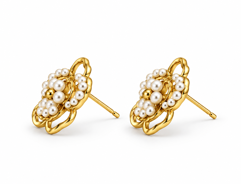 Orecchini Pearl Rose