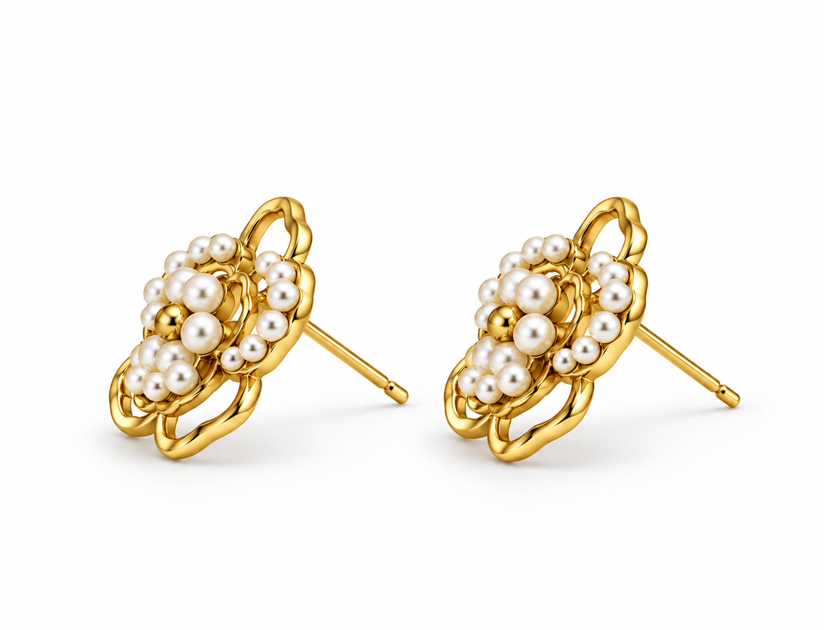 Orecchini Pearl Rose