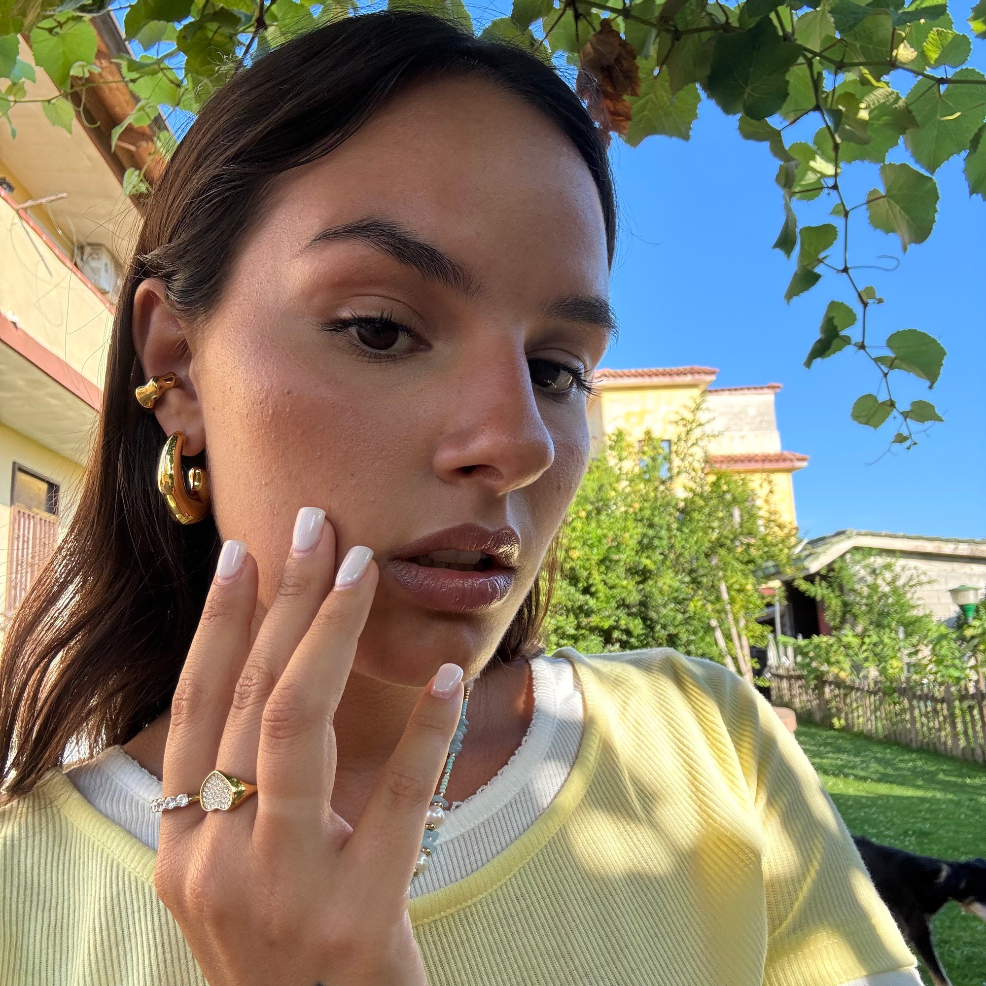 Anello Cuore Strass