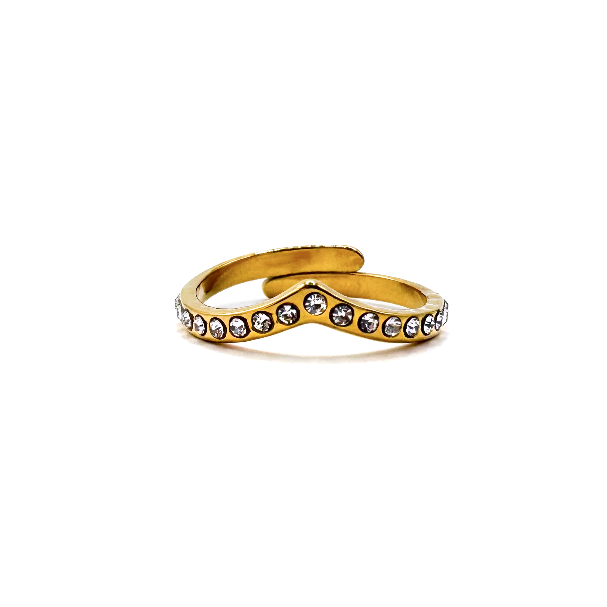 Anello Punta Strass