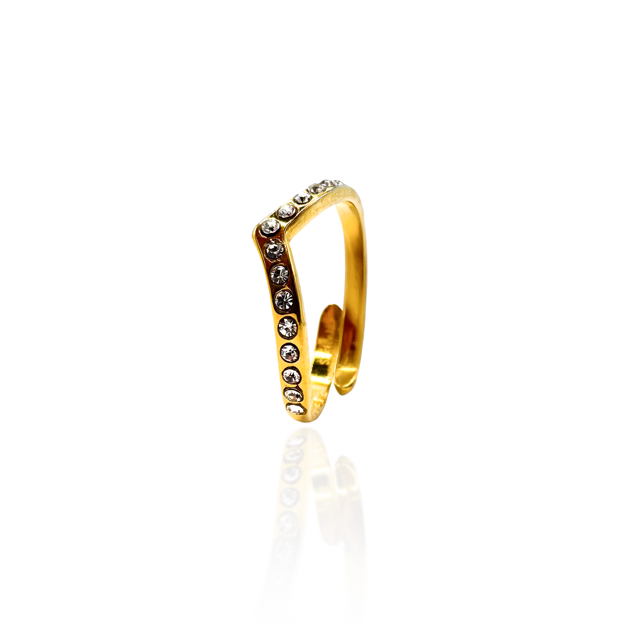 Anello Punta Strass