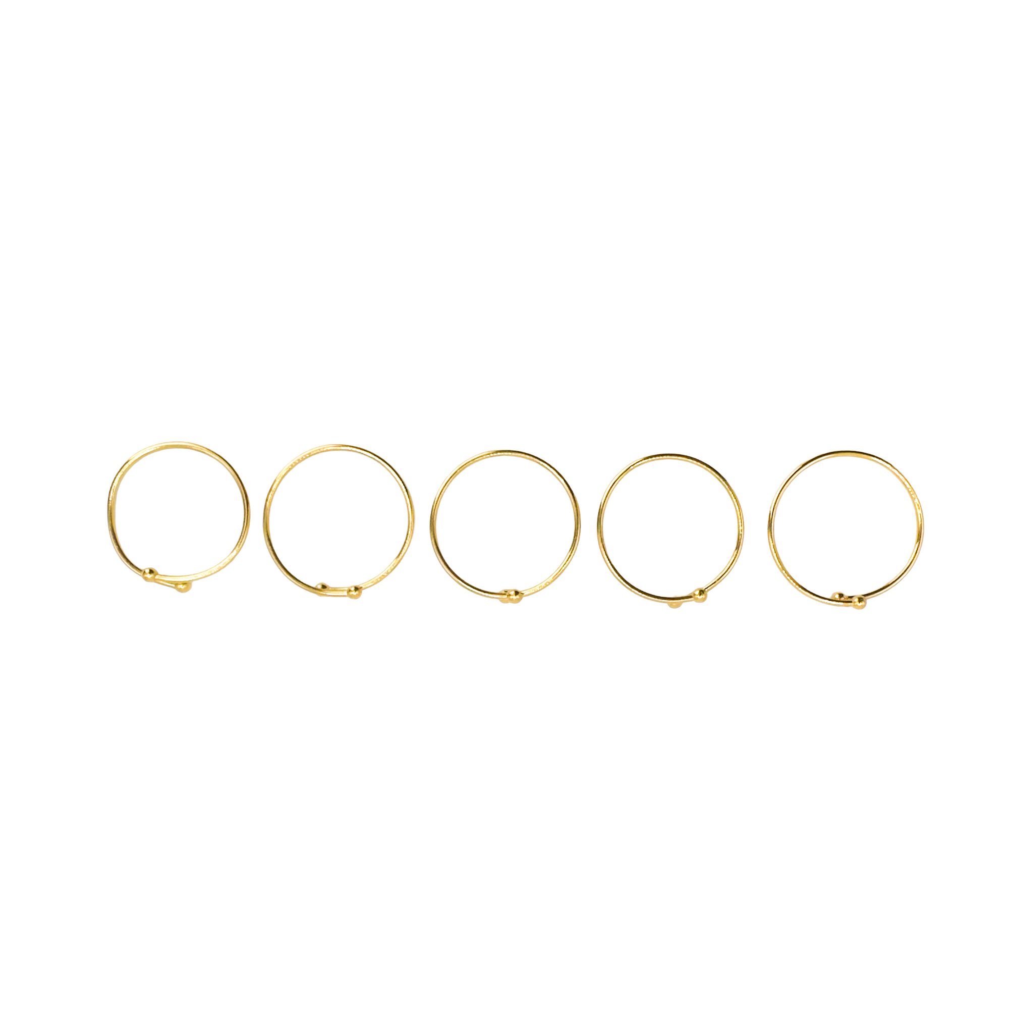 Slim Silver Band Ring