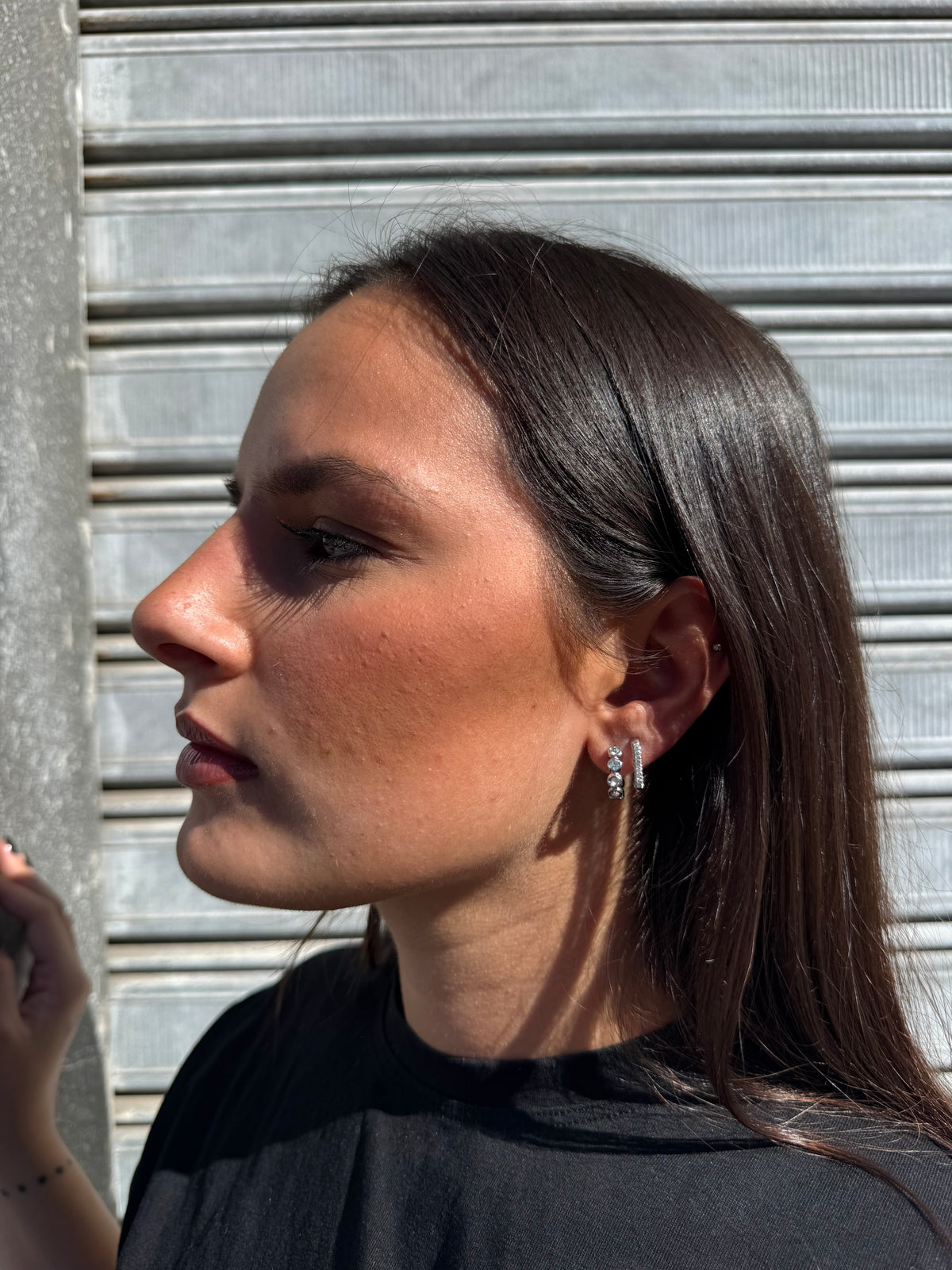Orecchini Cuore Zirconato