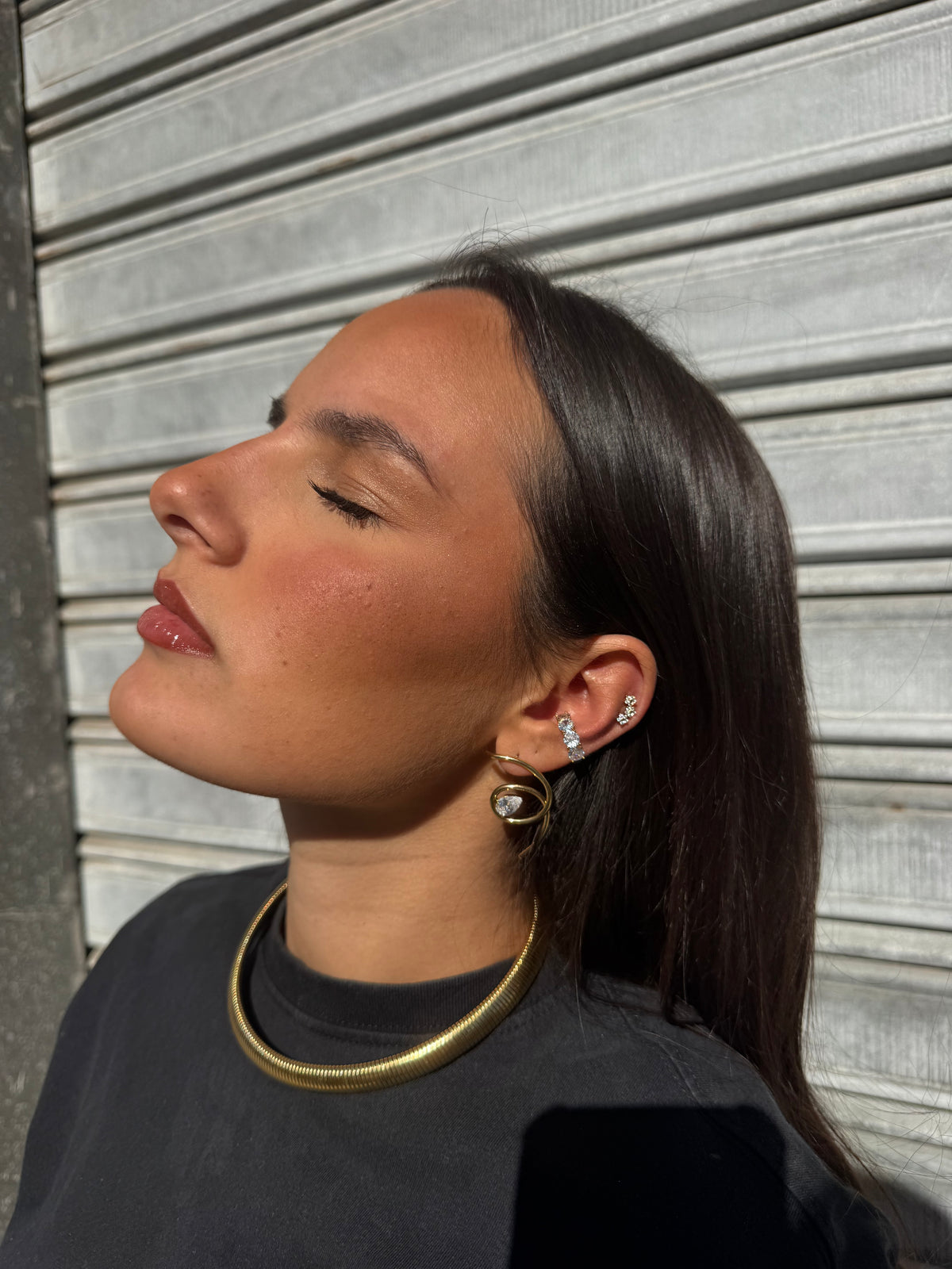 Orecchini Stelo Zircon
