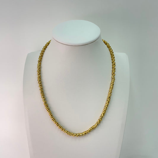 Collana cerchietti oro