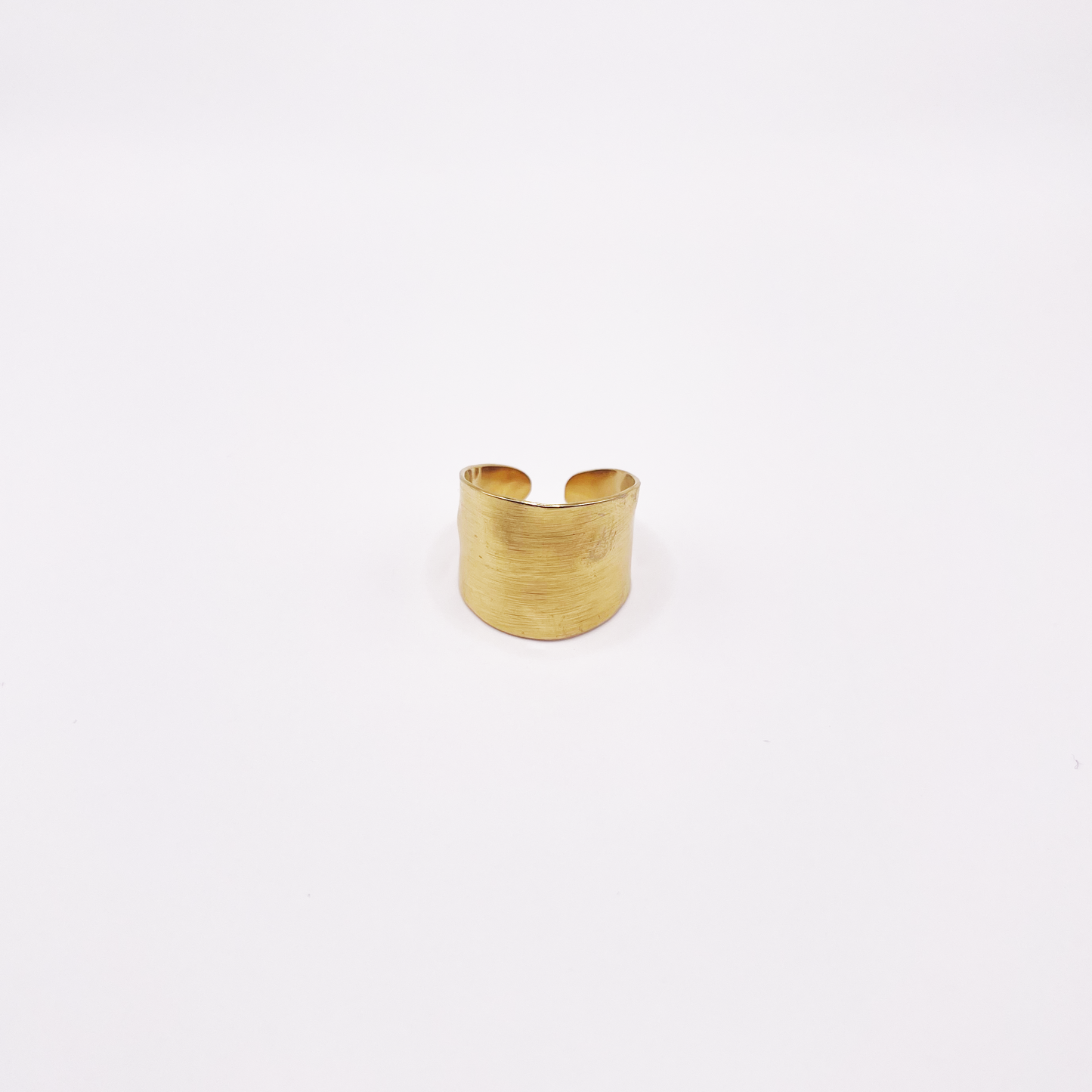 Anello fascia liscio oro