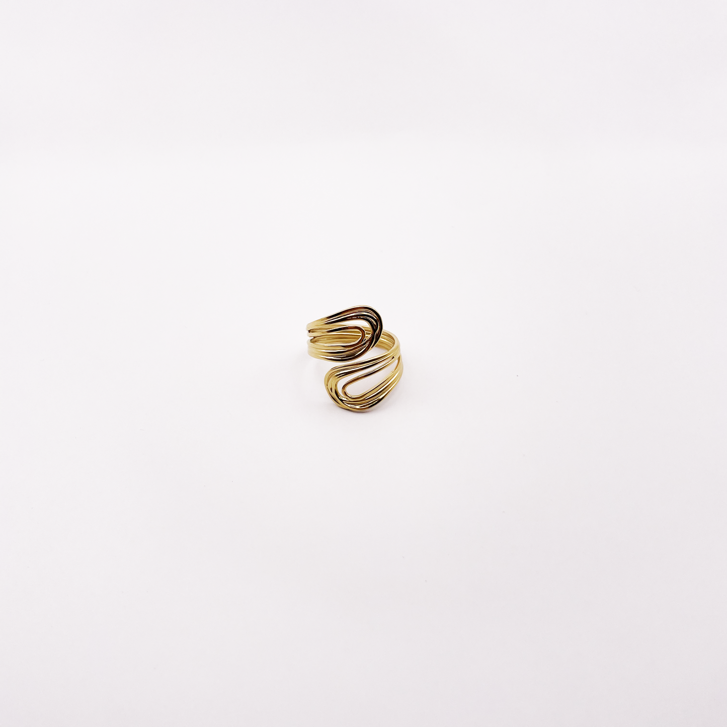 Anello Obsidian oro