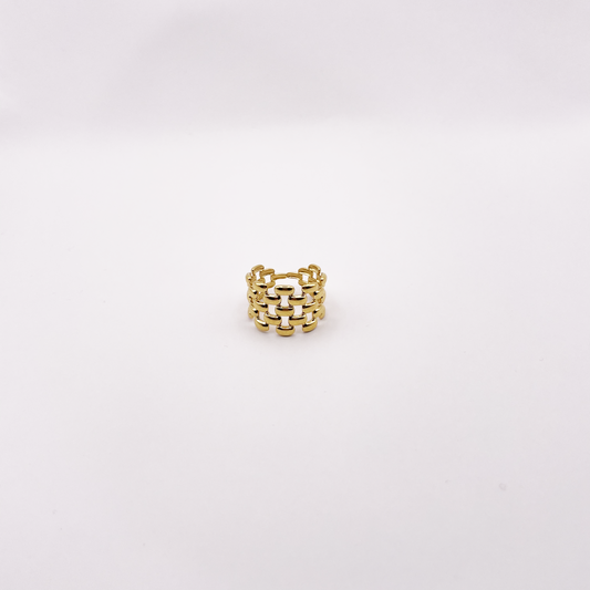 Anello chess oro