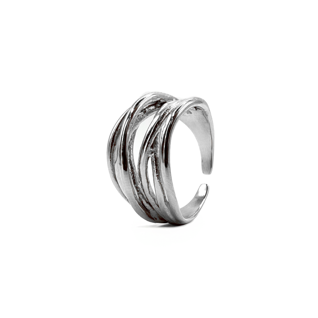 Eluna silver ring