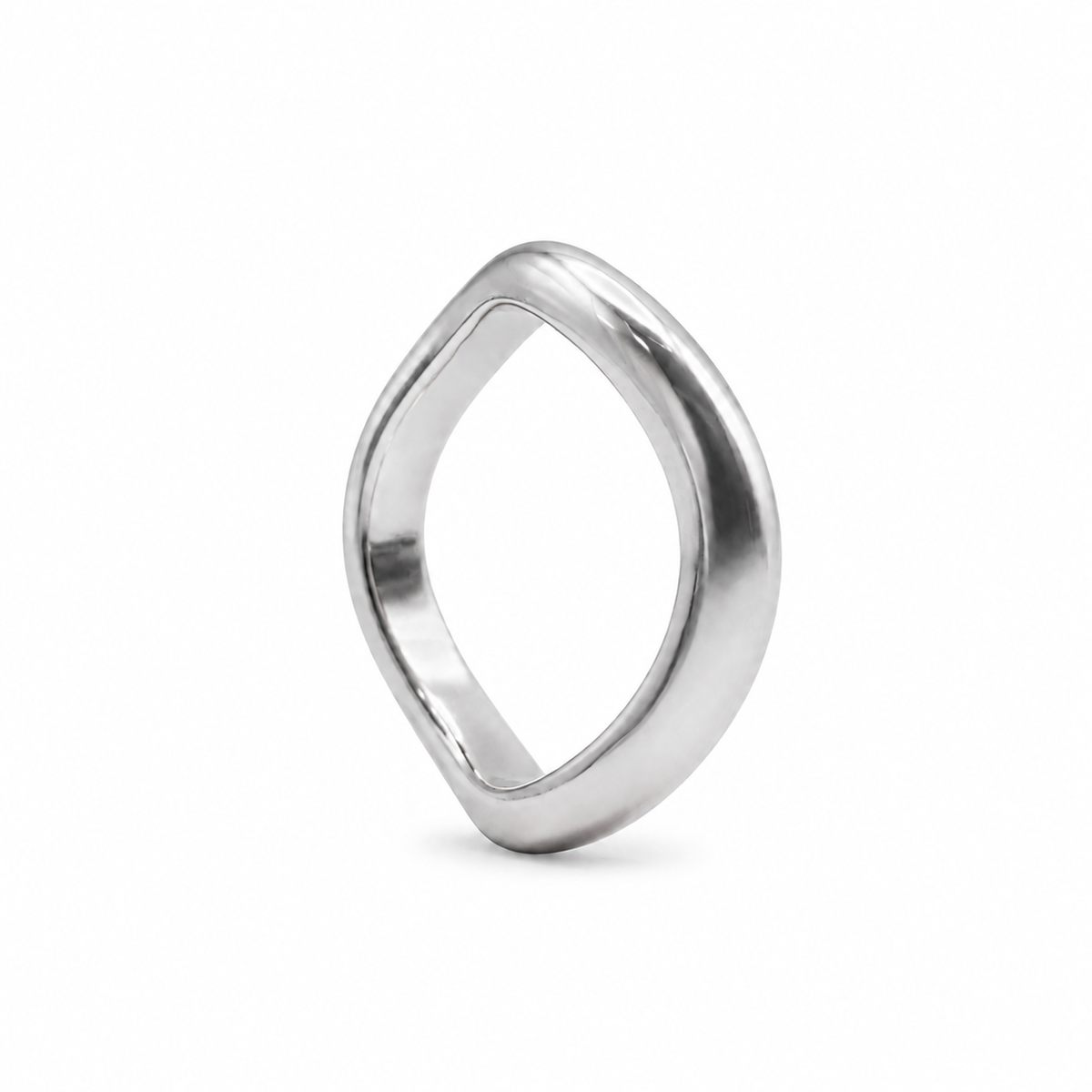 Anello Ripple Liscio